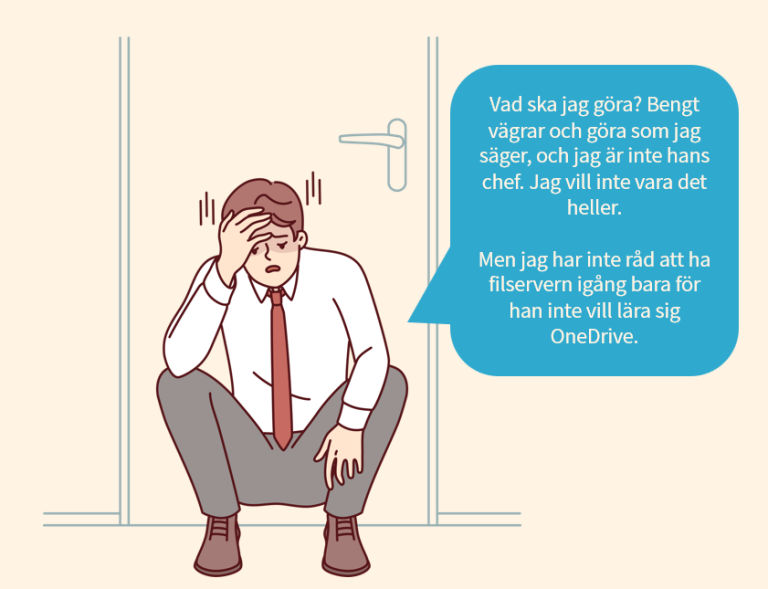 När alla pekar på IT