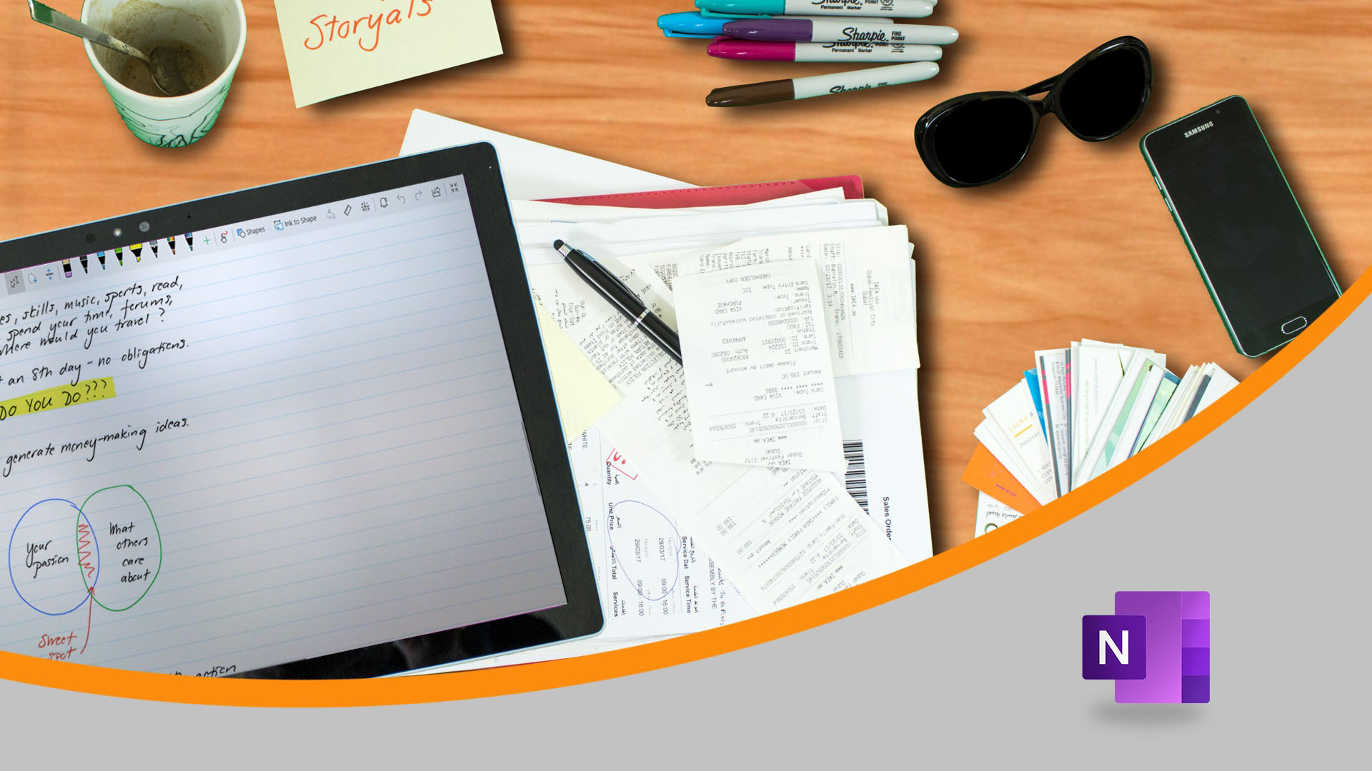 Get organized using OneNote