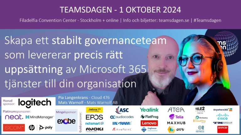 Skapa ett stabilt governanceteam